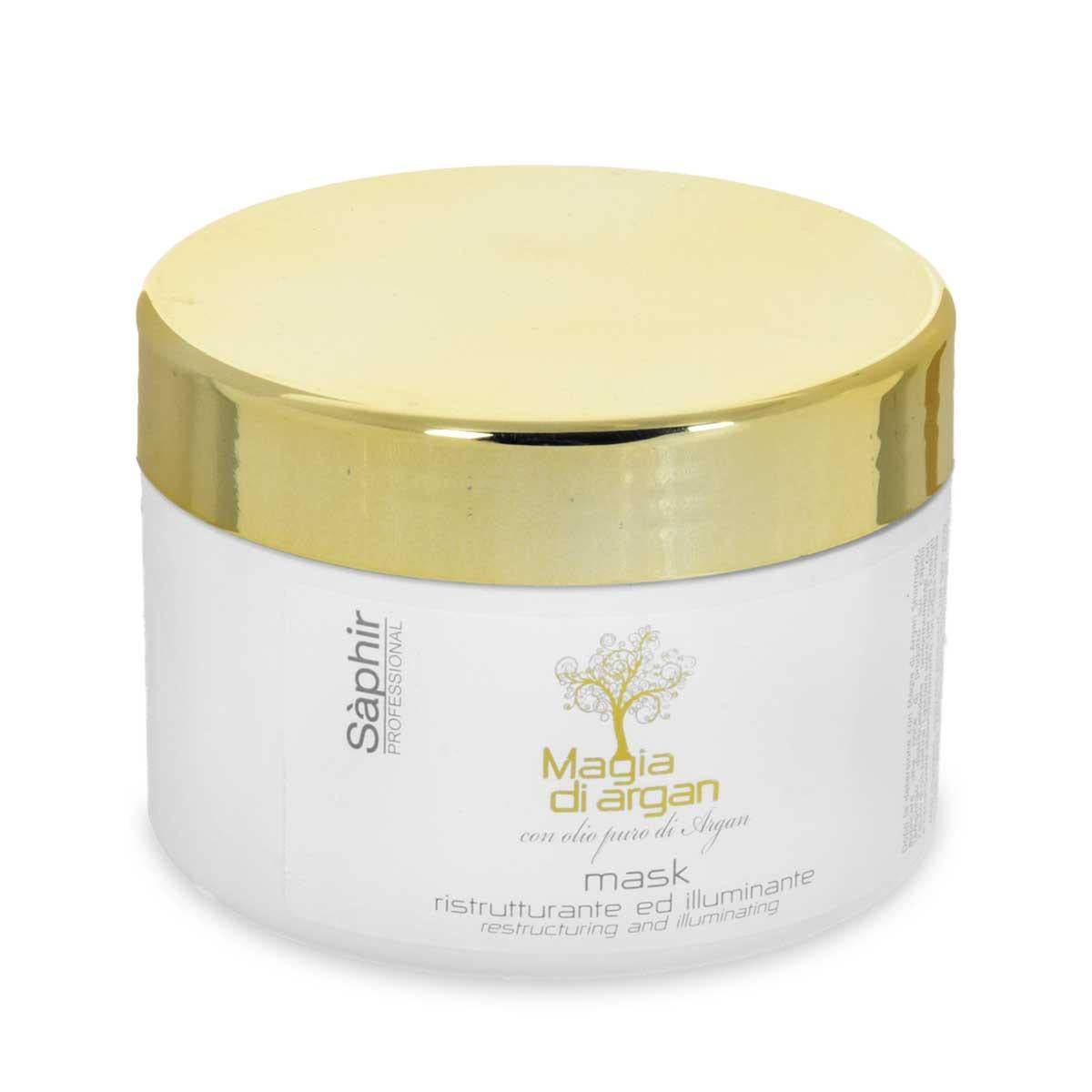 Saphir professional Maschera ristrutturante per capelli all olio di argan 200 ml