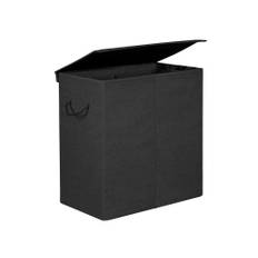 Laundry Hamper Black 36x60x66cm