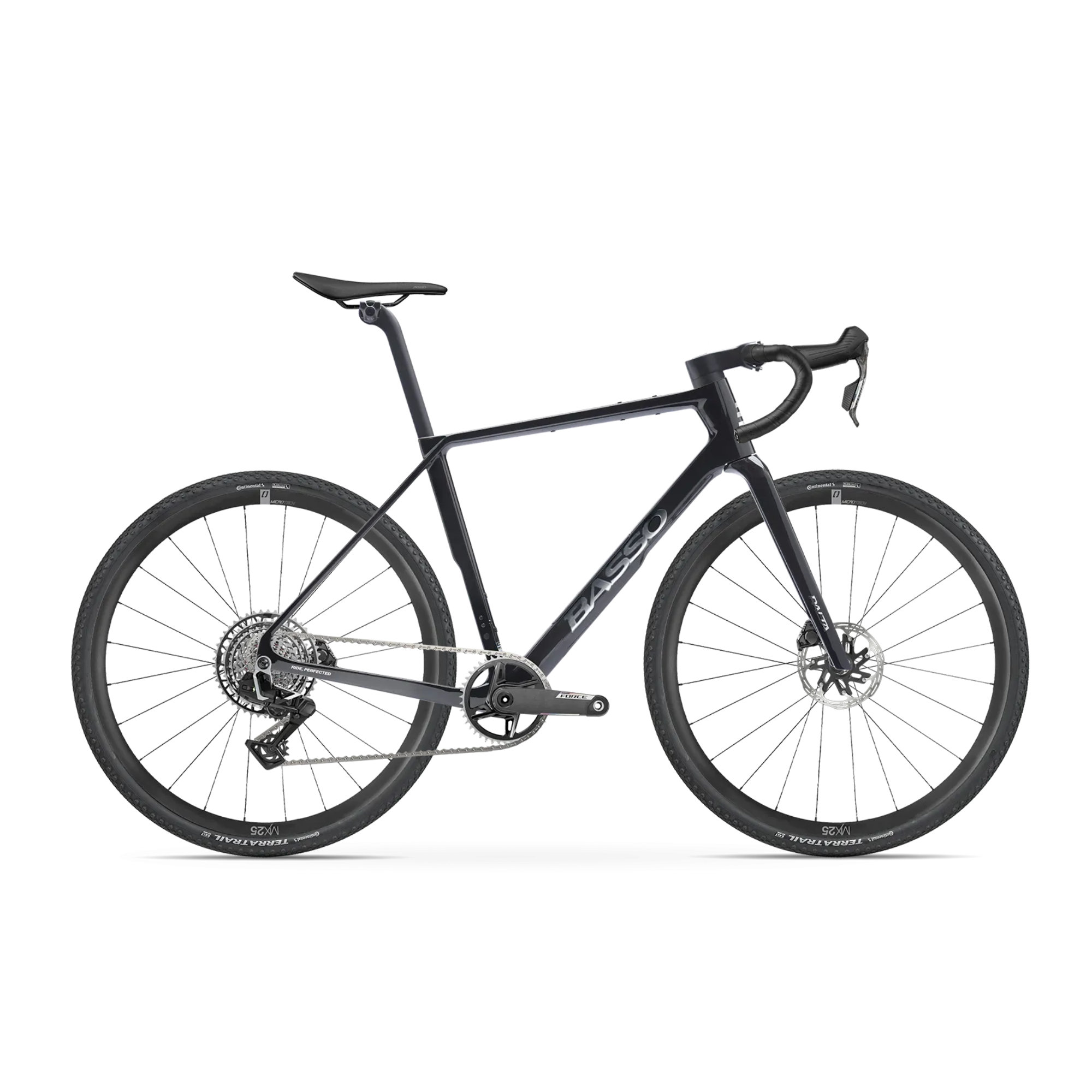 Palta III SRAM Force XPLR - Microtech MX25 - Basso - Carbon Chrome / XXL / 400mm