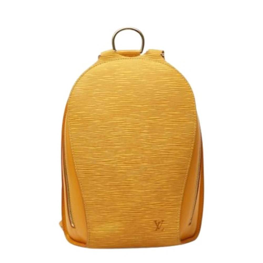 Louis Vuitton Vintage Pre-owned Epi Rygsæk - Vintage - Dame - Gul - ONE SIZE - Uld