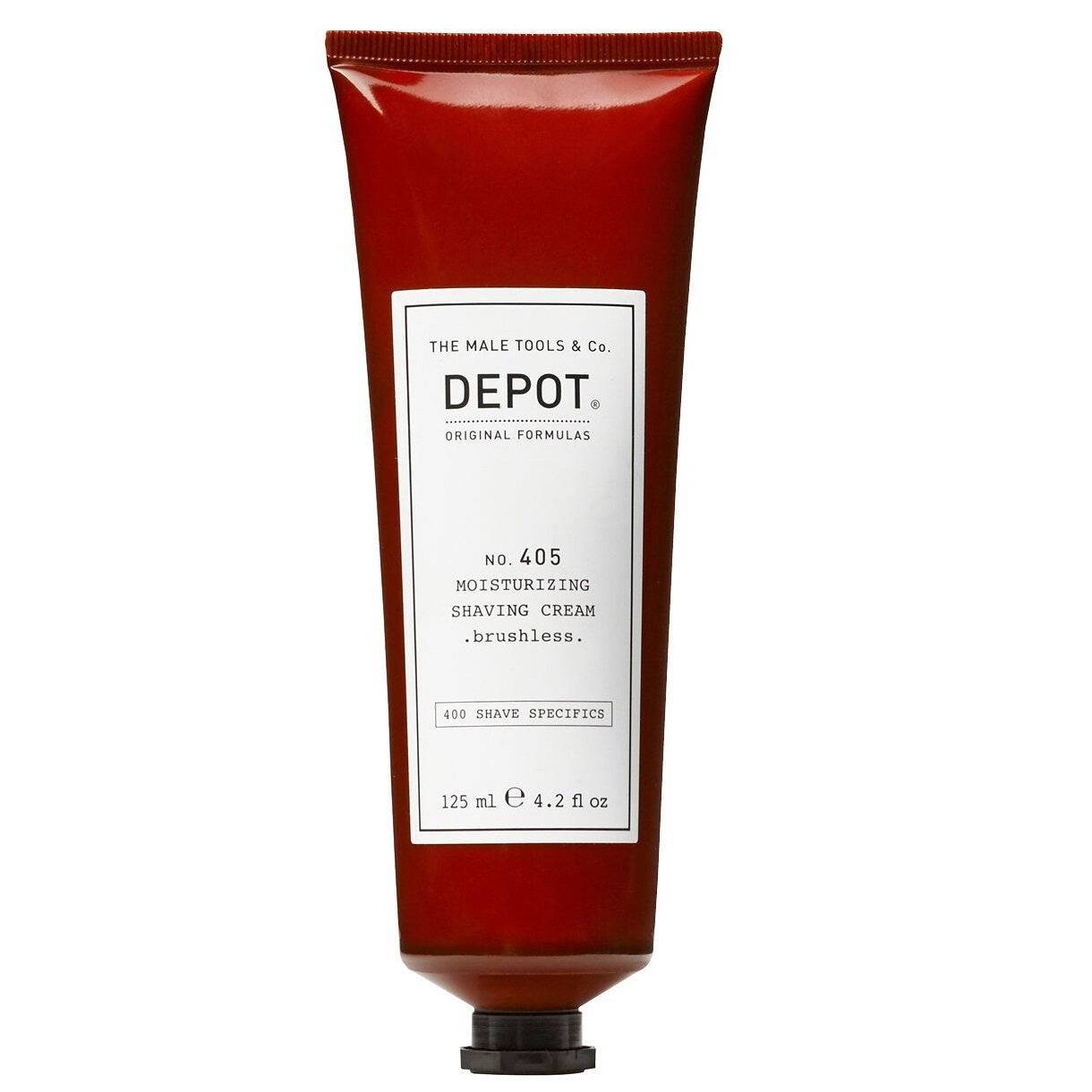Depot 400 Specifikationer nr. 405 Allantoin Moisturizing Barbercreme 125 ml