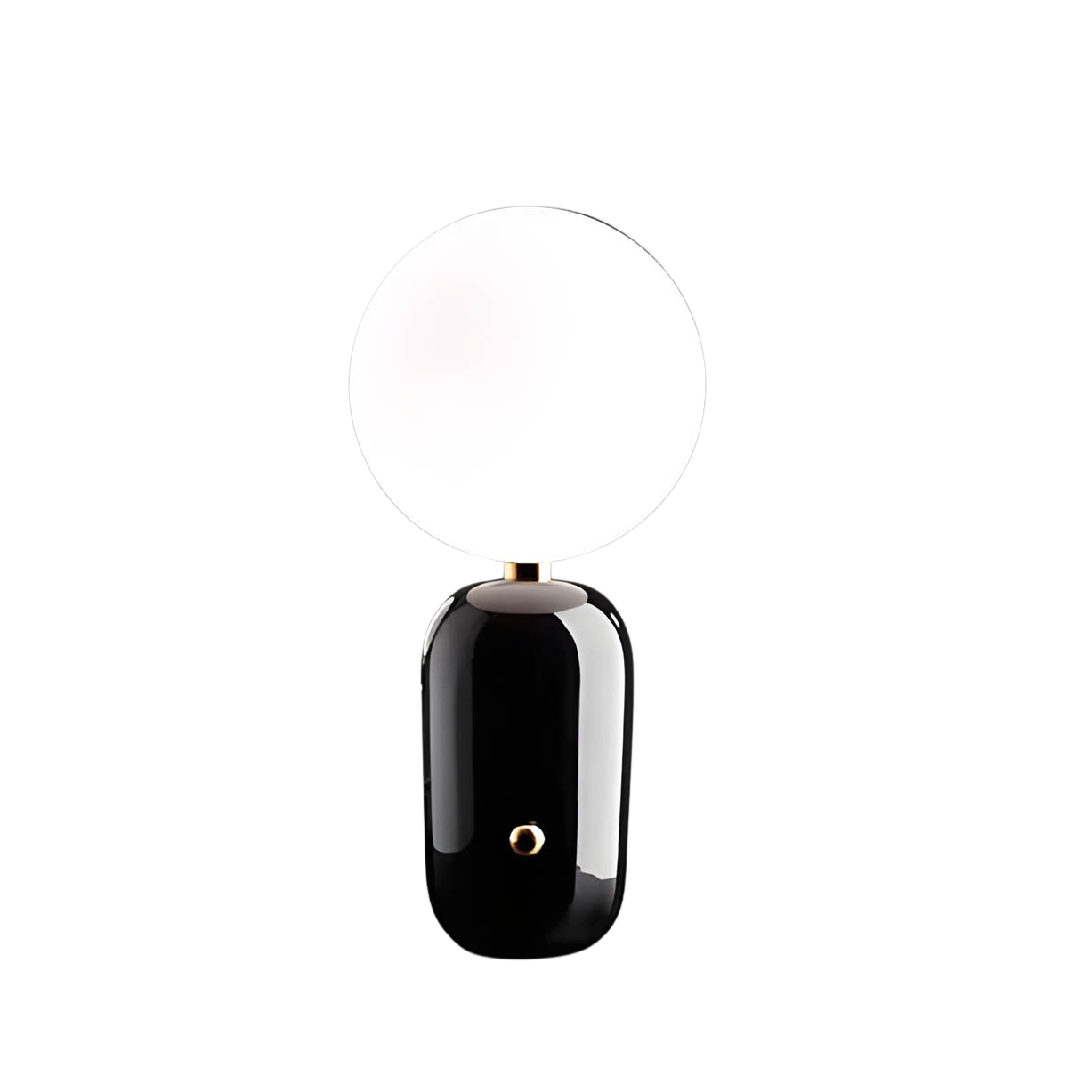 RaisoGlow Ljus - Minimalistisk Modern Bordslampa för Stämningsbelysning - Svart / 35 cm