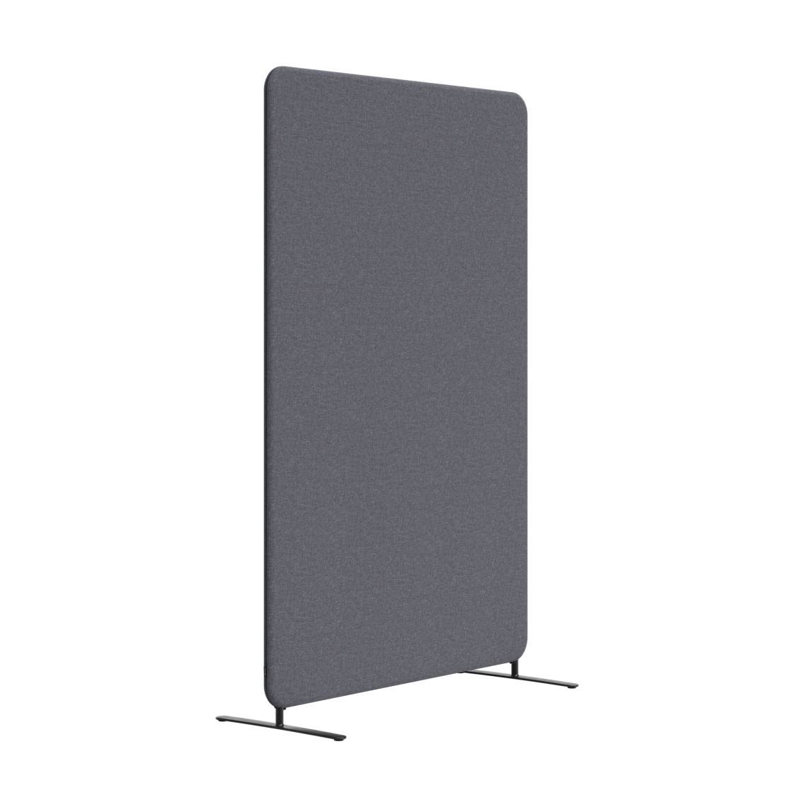 Gulvskærm Softline 30 - Inklusive skærmfødder, Størrelse B80 x H150 cm, Stof Salsa 62 - Lyseblå.