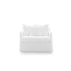 Gervasoni Ghost 11 Sofa-seng Lino Bianco