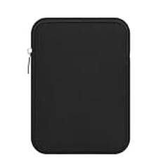 Universal Soft Liner e-boksfodral Lämplig for kobo Clara HD/clara 2E/kobo aura edition 2 Nia 6'' eReader blixtlåsväska(Black)