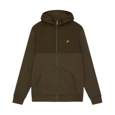 Lyle & Scott, Sweatshirts & Hoodies, Herr, Grön, M, Bomull, Softshell Huvtröja med dragkedja