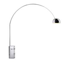 Flos - Arco K Halogen Floor Lamp 70W - Buelamper - Achille Castiglioni,Pier Giacomo Castiglioni - Sølv