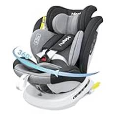 Miophy I-Size 360° vridbar Bilbarnstolar, Grupp 0+1/2/3, 0–12 år, 40–150 cm, babybilstol med isofix