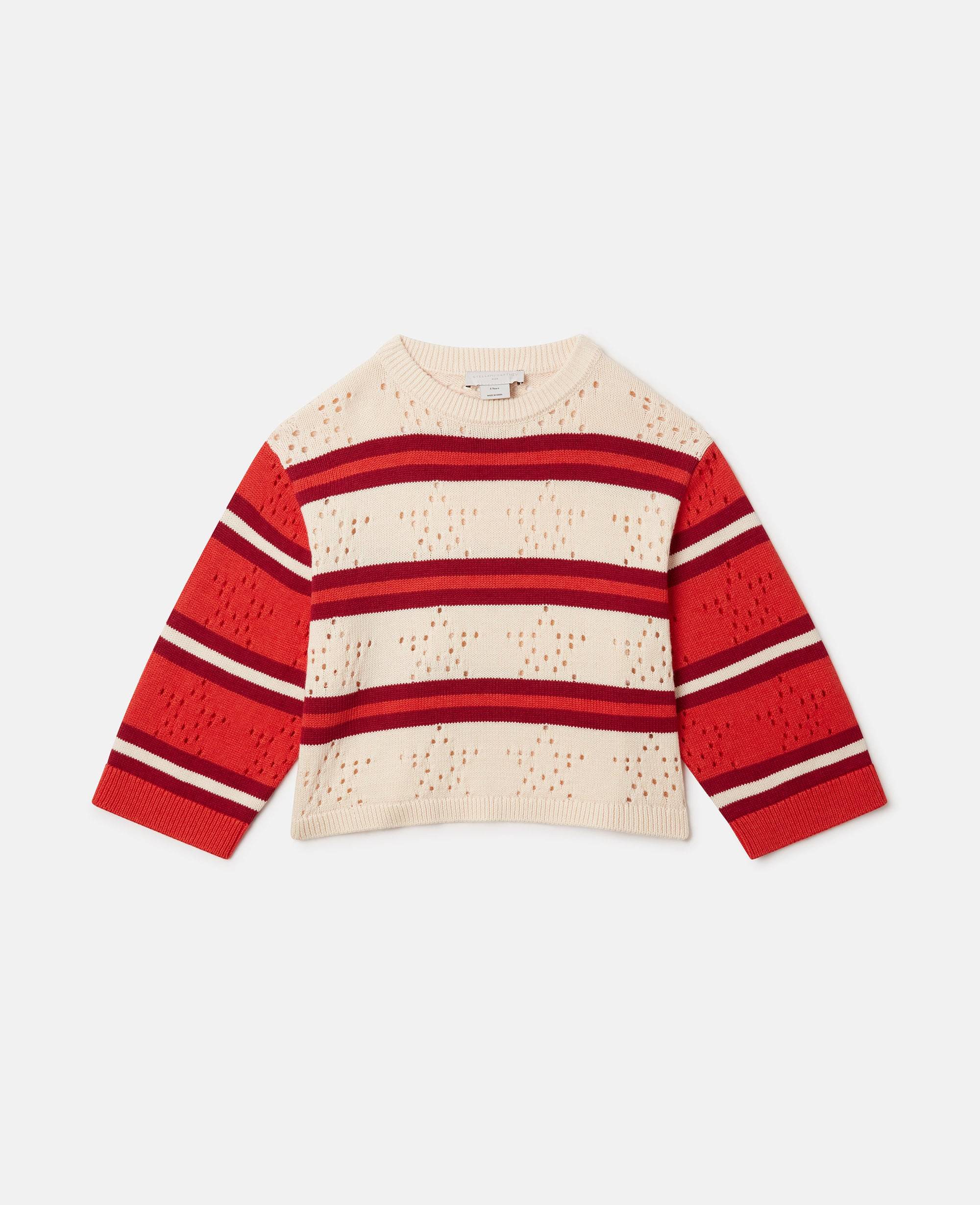 Stella McCartney - Red Stripey Sweater, , Size: 12