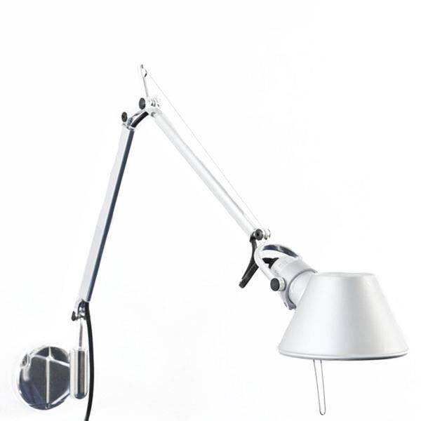 Tolomeo Micro Væglampe Aluminium.