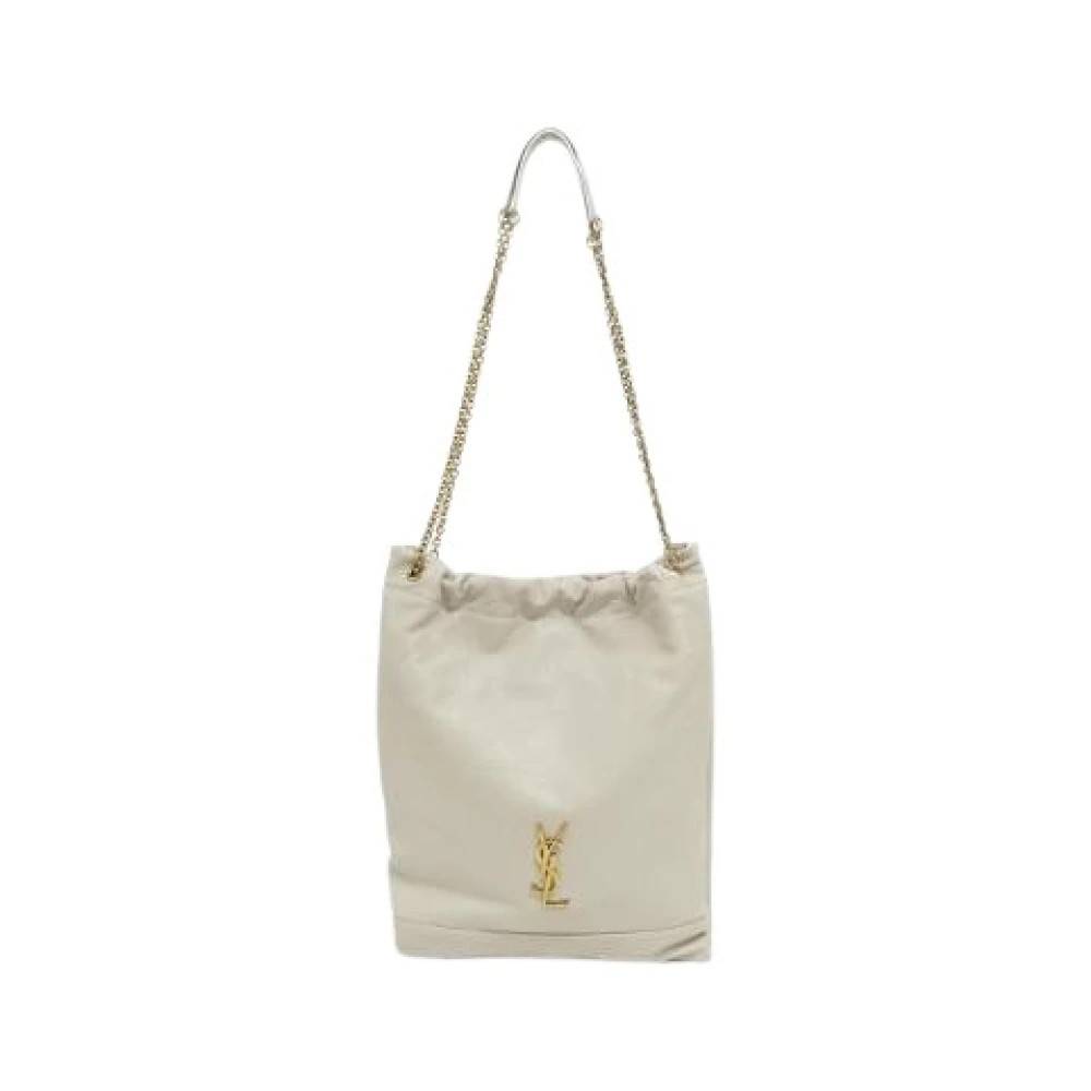Yves Saint Laurent Vintage Pre-owned Jamie Lamb Shoulder Bag - Vintage - Dame - Beige - ONE SIZE - Uld