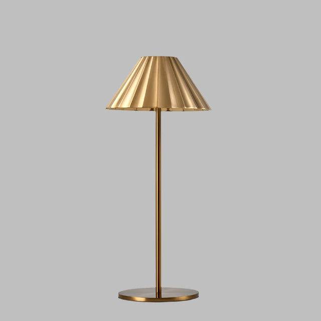 EleganceLight – Modern Bordslampa med Dimbar LED-belysning - Guld