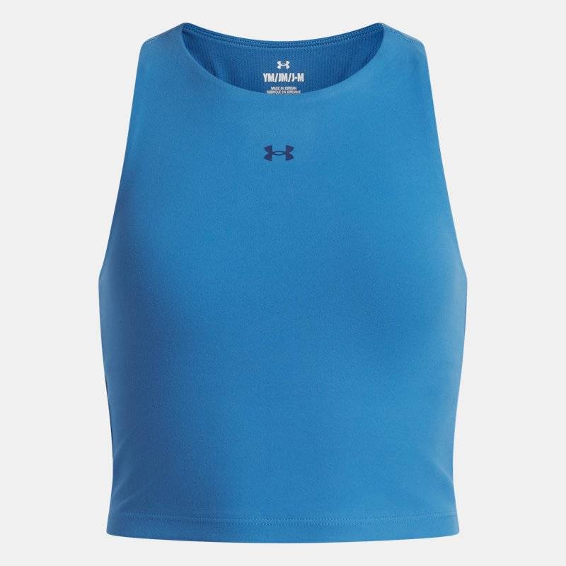 Under Armour Motion Girls' Tank Aegean Blue / Blackout Navy YLG (149 - 160 cm)