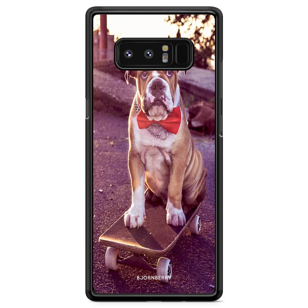 Samsung Galaxy Note 8 Skal - Bulldog skateboard | Mobilskal & Mobilfodral BJORNBERRY
