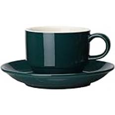 Coffee cup and saucer set Ceramic flower teacup Home office coffee drink appliance suitable for microwave dishwasher 250ml