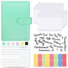 A6 PU Leather Budget Organiser Budget Planner Financial Planner Budget Binder for Budgeting Money