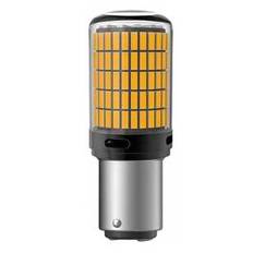 BAY15D 144 LED pære med CANBUS - 12 - 24v - 1 stk BAY15D Gul