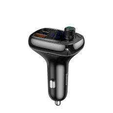 Baseus S-13 T-formad Bluetooth FM-sändare/ Billaddare - Svart