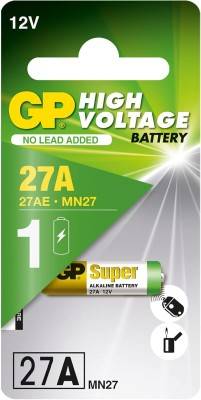 GP Batteri 27A, A27, MN27, GP27A 12V Super Alkaline