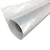 DAZZLEEX växthusfilm, klar plast växthus polytunnel Poly Hot House-skydd varierande LENGT UV-resistent