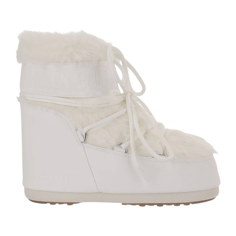 Moon Boot - Icon Låga Faux-Fur Boots Skor - Dam - 36 EU - Polyester