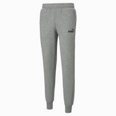 Men's Puma Essentials Logo Sweatpants, Gray, Size 3XL, Clothing - Medium Gray Heather - 3XL