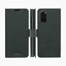 New York 2 i 1 flip etui Samsung S20 Plus grøn