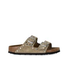 BIRKENSTOCK ARIZONA RIVET TAUPE SANDAL