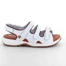 Vit Camino l�dersandal fr�n Green Comfort - 41