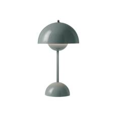 Andtradition Flowerpot VP9 Portable Bordslampa Stone Blue