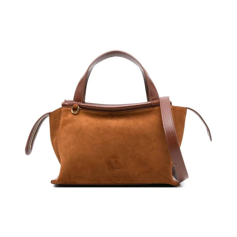 Wandler Brun Ruskind Top Håndtag Taske - Tasker - Dame - Brun - ONE SIZE - Uld