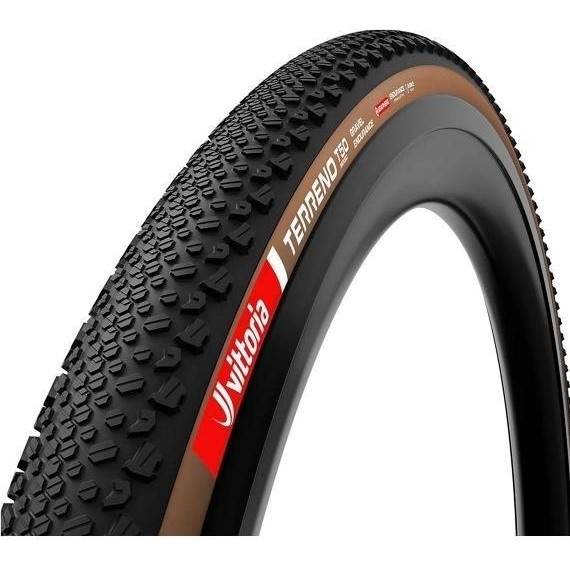 Cykeldäck Vittoria Terreno T50 TLR G2 Black/Brown 40-622