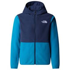 The North Face Teen's Glacier Fullzip Hoodie Fleecejakke Børn størrelse M farve blå