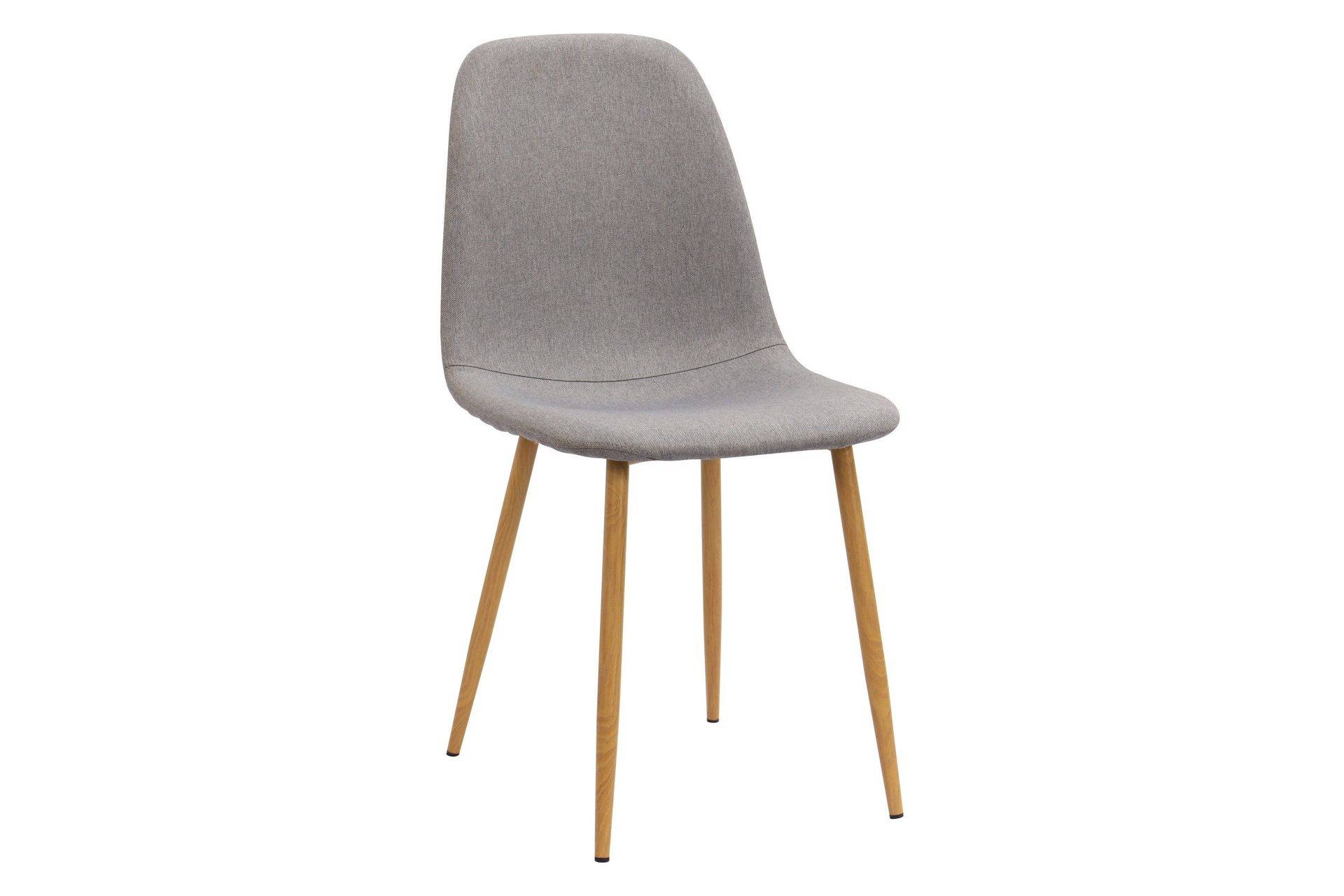 Basic Home Nibe Matstol - Grå/Metallben Ek & köksstol Grå Metall