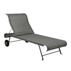 Fermob - Dune Sunlounger, Rosemary - Solsängar - Metall