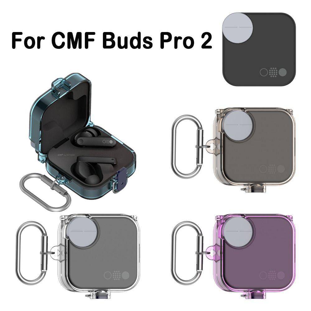 Transparent Genomskinligt Skydd TPU Skydd Ny Hörlurs Skyddsfodral för CMF Buds Pro 2