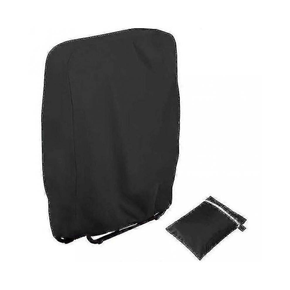 (Black) Protective Cover For Folding Chair Deck Chair Sun Lounger Deck Chair Cover Waterproof Anti-uv Garden Furniture 25-26s