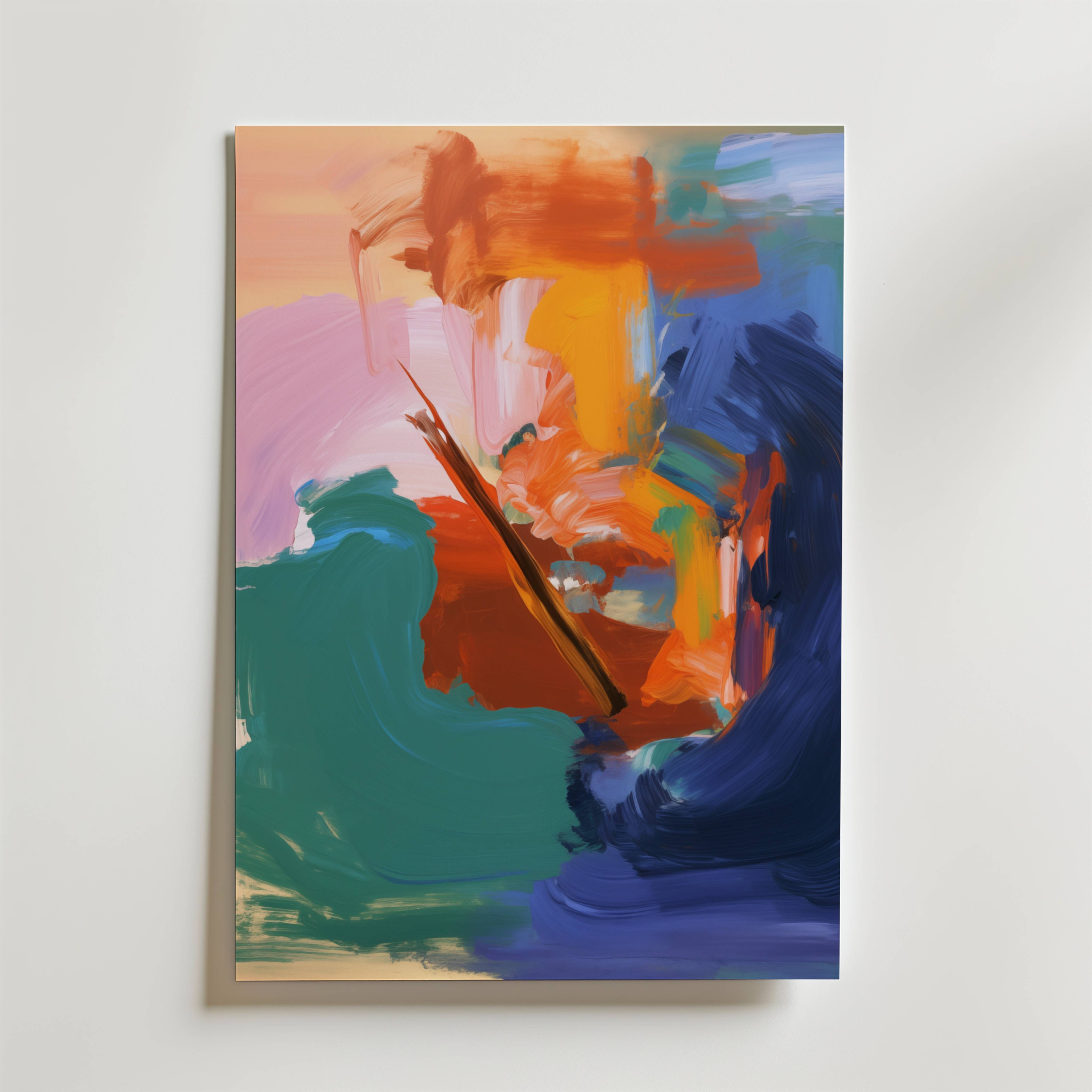 Vivid Harmonies Poster - Fine Art Poster 70x100 cm