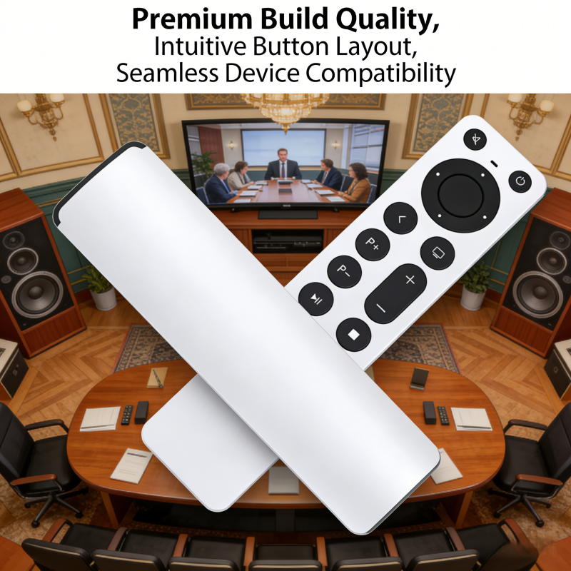 Universal Replacement Remote for Apple TV 4K/HD 1st-4th Gen, Works with A2843 A2737 A2169 A1427 A1469 A1378 A1218