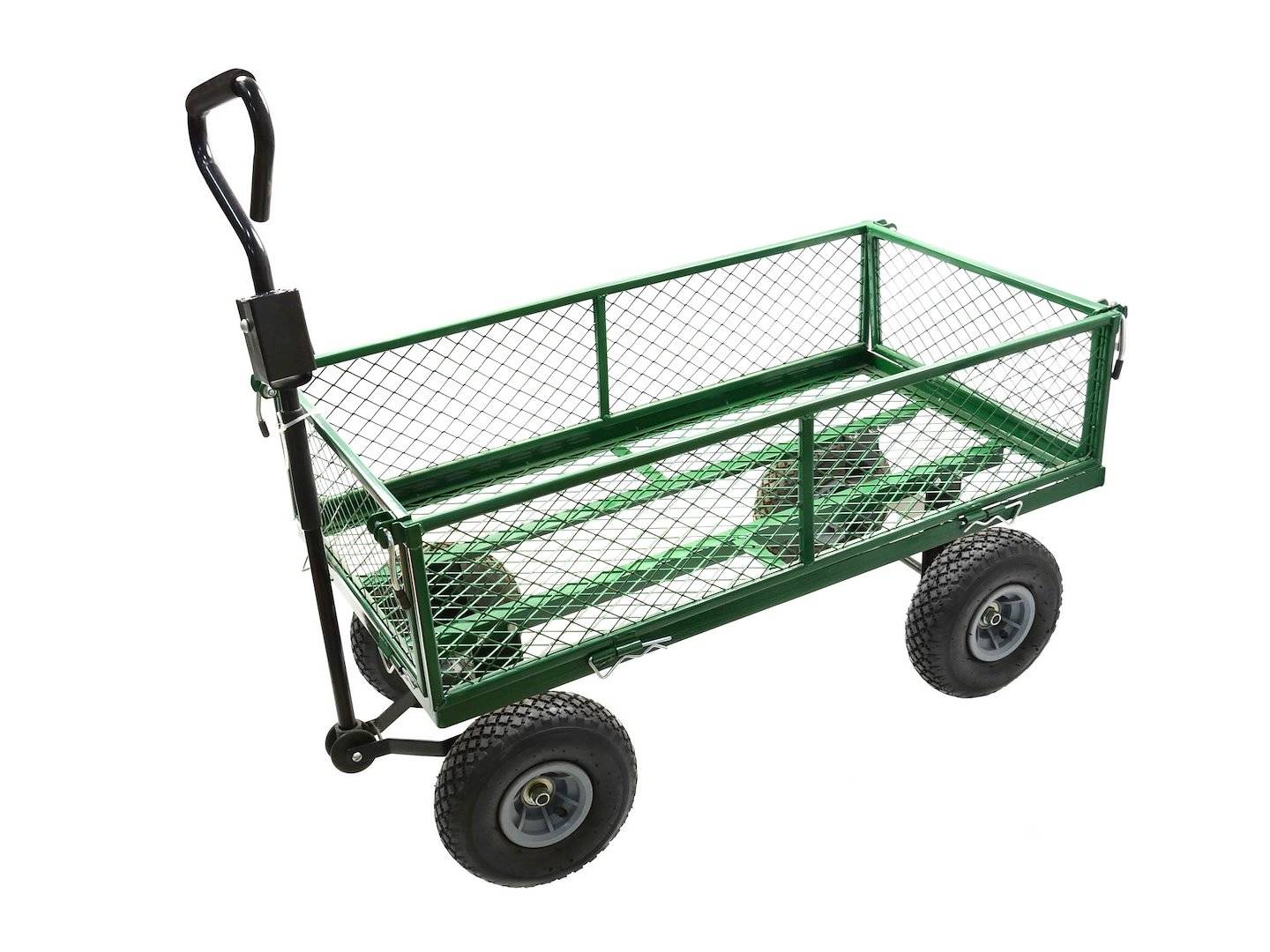 Trädgårdsvagn / Transportkärra 350 kg – fyrhjulig