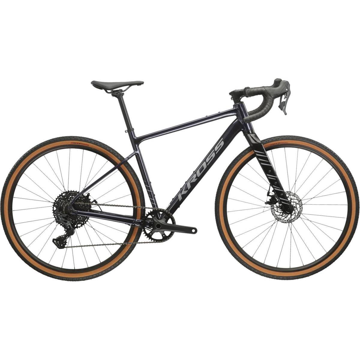 Gravel bike Kross Esker 2.0 Navy Blue/Grey L - Blå ( )