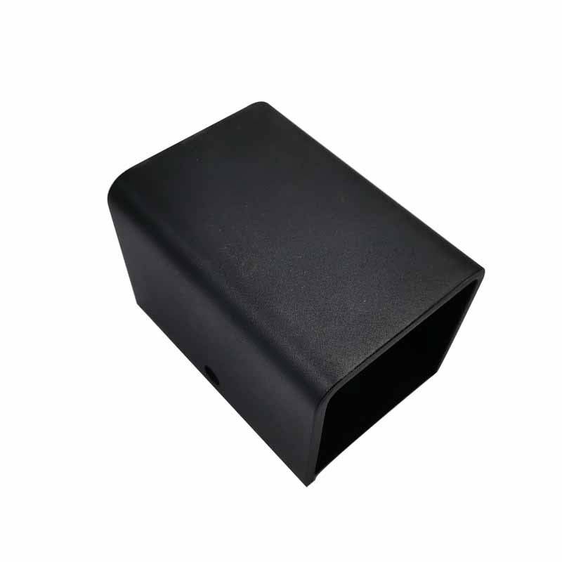 Bedroom Bedside Square Luminous LED Wall Lamp - Black / White light