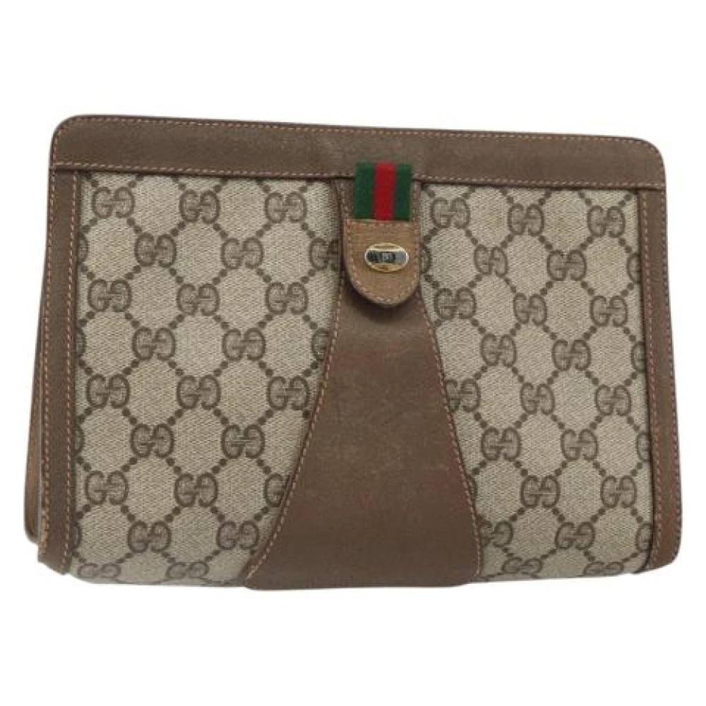 Gucci Vintage - Pre-owned Canvas Clutch Vintage - Dam - ONE Size -