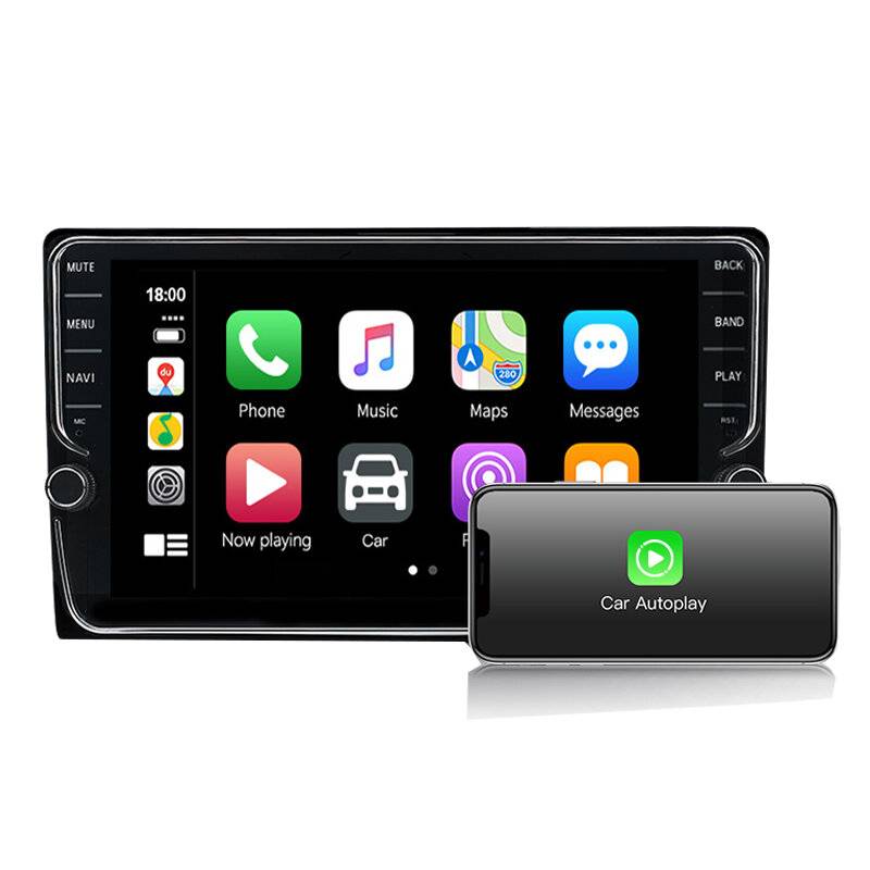 YUEHOO YH-E068 8" Stor skärm med Knapp Bil Ljud- och Videomoderkort Android 12.0 BT5.0 IPS-skärm+2.5D-skärm