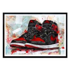 Retro & Vintage Poster: Nike sneaker Retro Jordan1 von Ilse Kauffeld