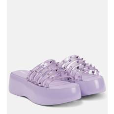 Jean Paul Gaultier x Melissa Becky Punk Love PVC platform slides - purple - EU 40