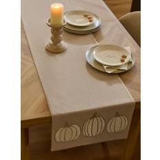 Next Natural Pumpkin Textured Kitchen Table Runner