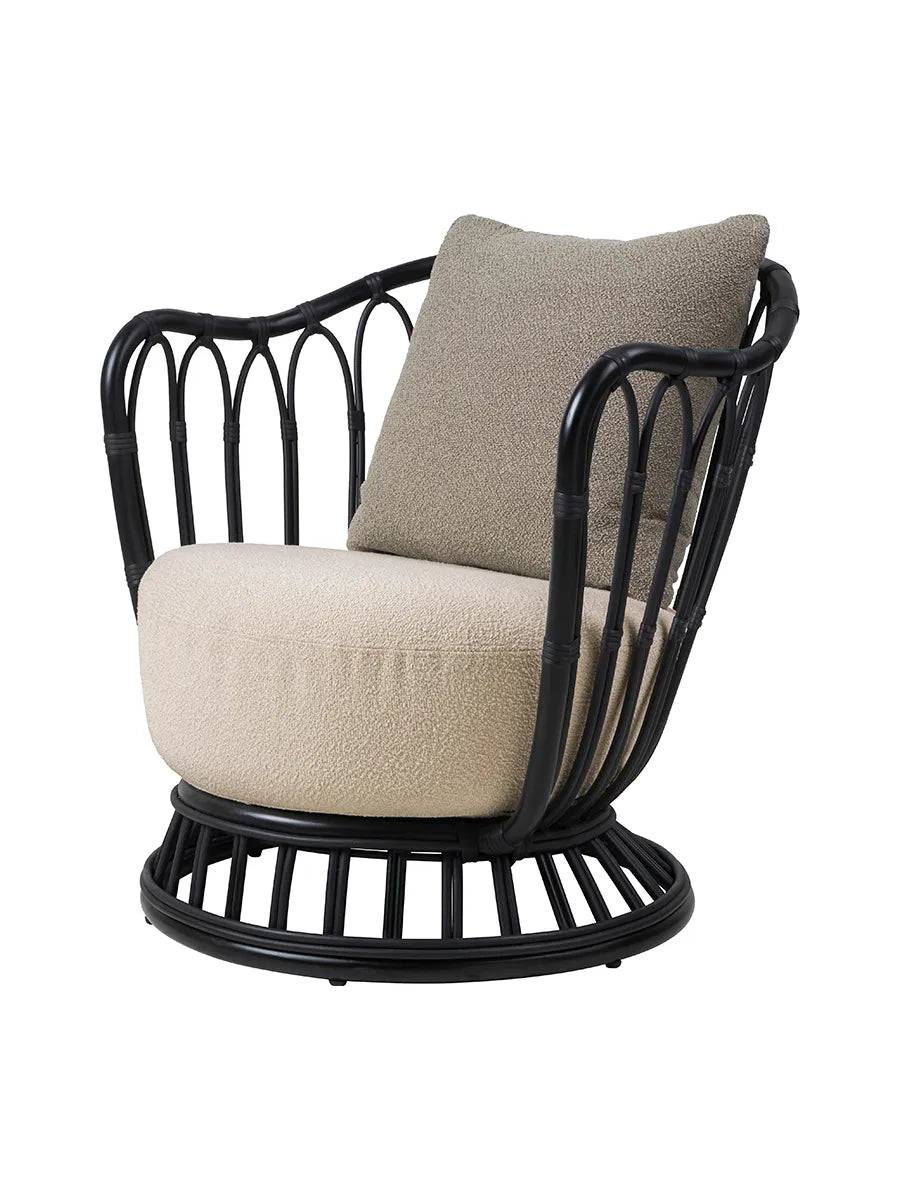 Grace Outdoor Lounge Chair fra GUBI Black - Jacobsen Plus