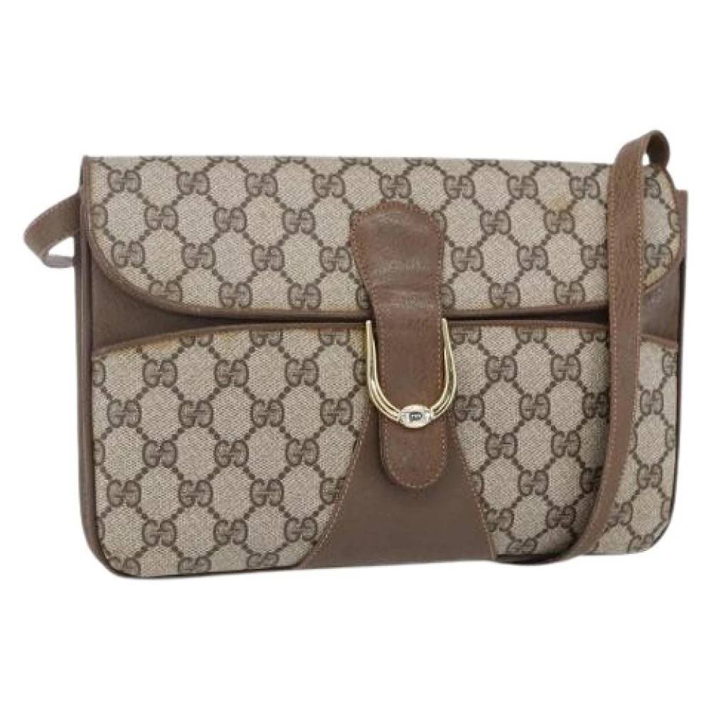 Gucci Vintage Pre-owned Plastic Cross Body Bag - Vintage - Dame - Beige - ONE SIZE -