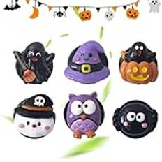 Halloween Car Air Freshener,Pumpkin Car Air Freshener - Höstens bildekor 6 delar Halloween bilparfym | Vent Clips Air Freshener, Ghost Car Air Freshener för medarbetare, partners